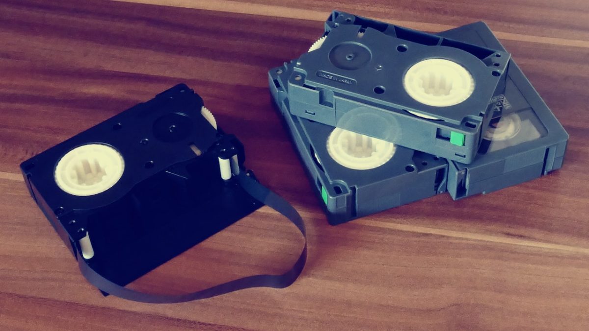 old cassette tapes