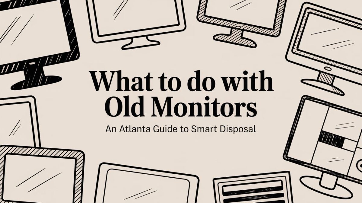 what-to-do-with-old-monitors-old-monitorsjpg - Green Atlanta 404-666-4633 Commercial Services What to Do with Old Monitors: An Atlanta Guide to Smart Disposal, Green Atlanta 404-666-4633 Commercial Services