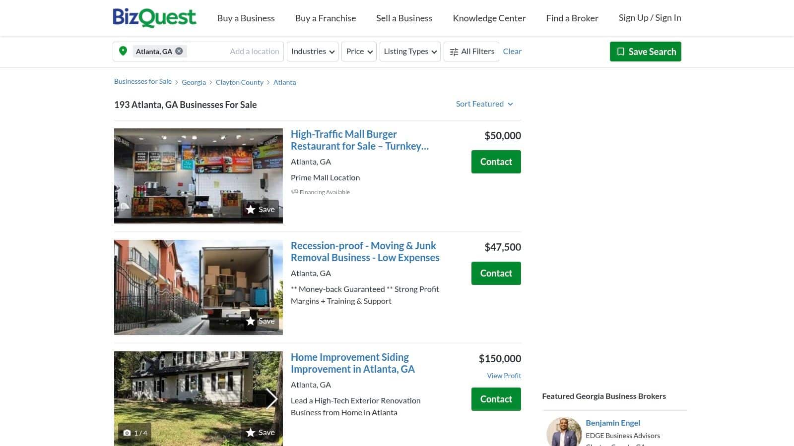 7 Top Resources for Finding a Business for Sale Atlanta GA in 2026, Green Atlanta 404-666-4633 Commercial Services