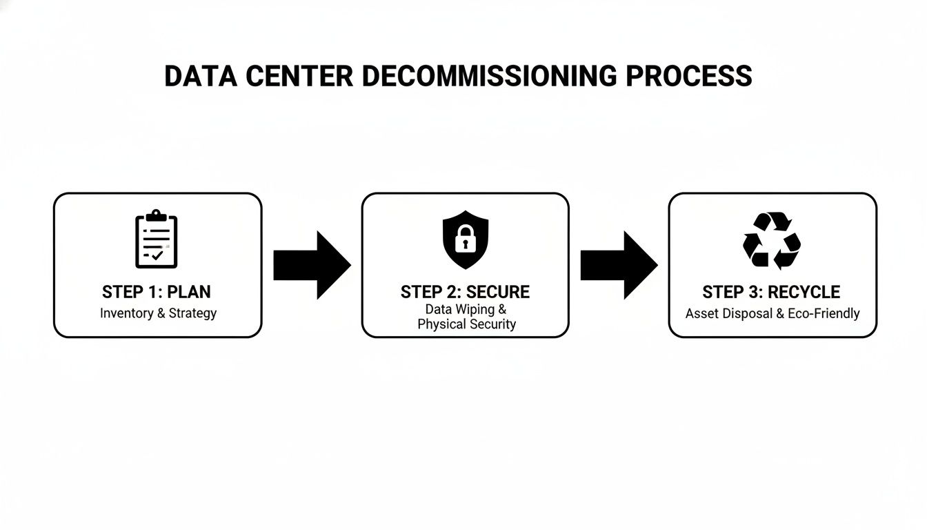 A Guide to Data Center Decommissioning in Atlanta: From E-Waste to ESG Win, 404-666-4633