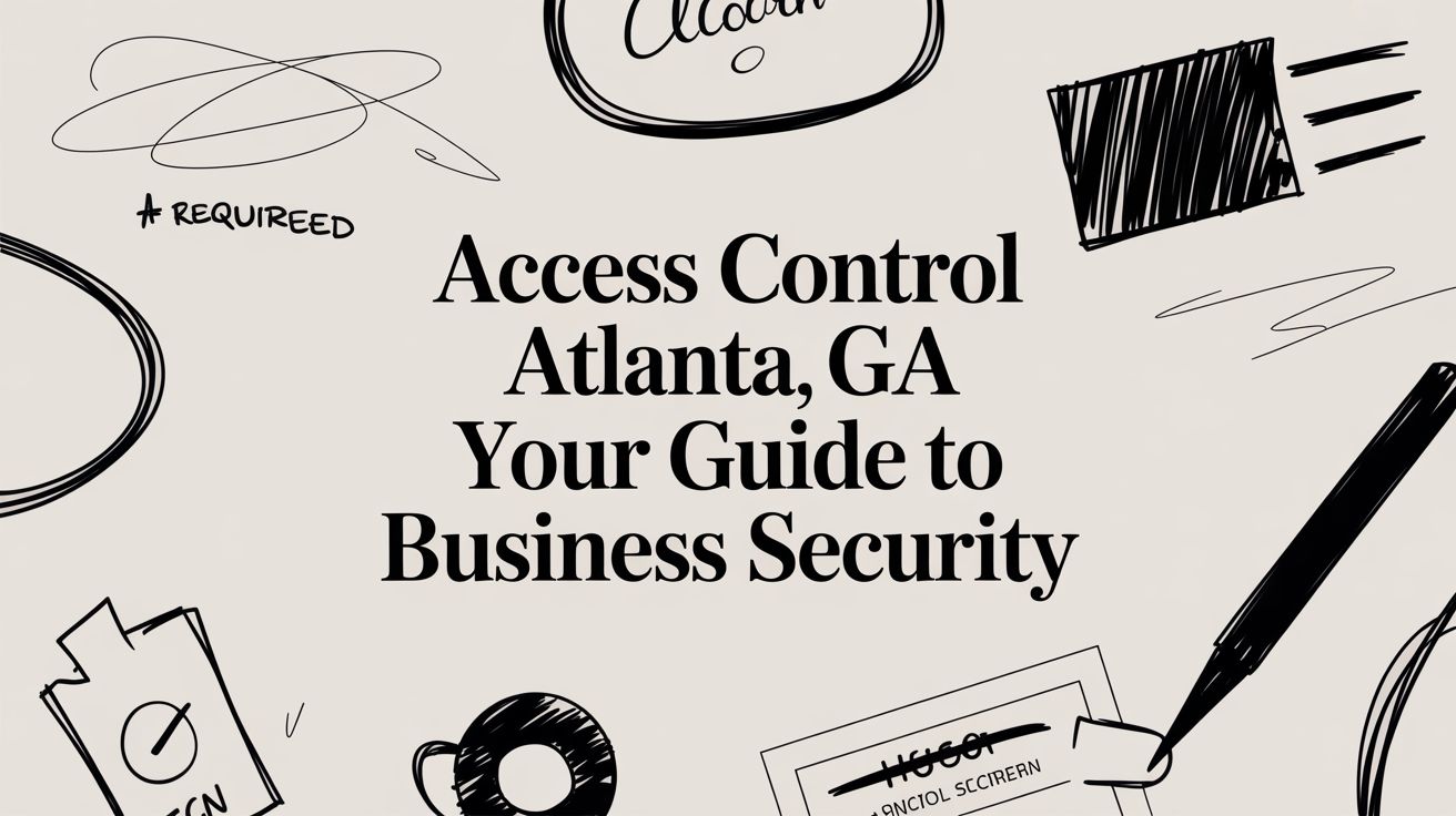 access-control-atlanta-ga-doodle-sketch - 404-666-4633