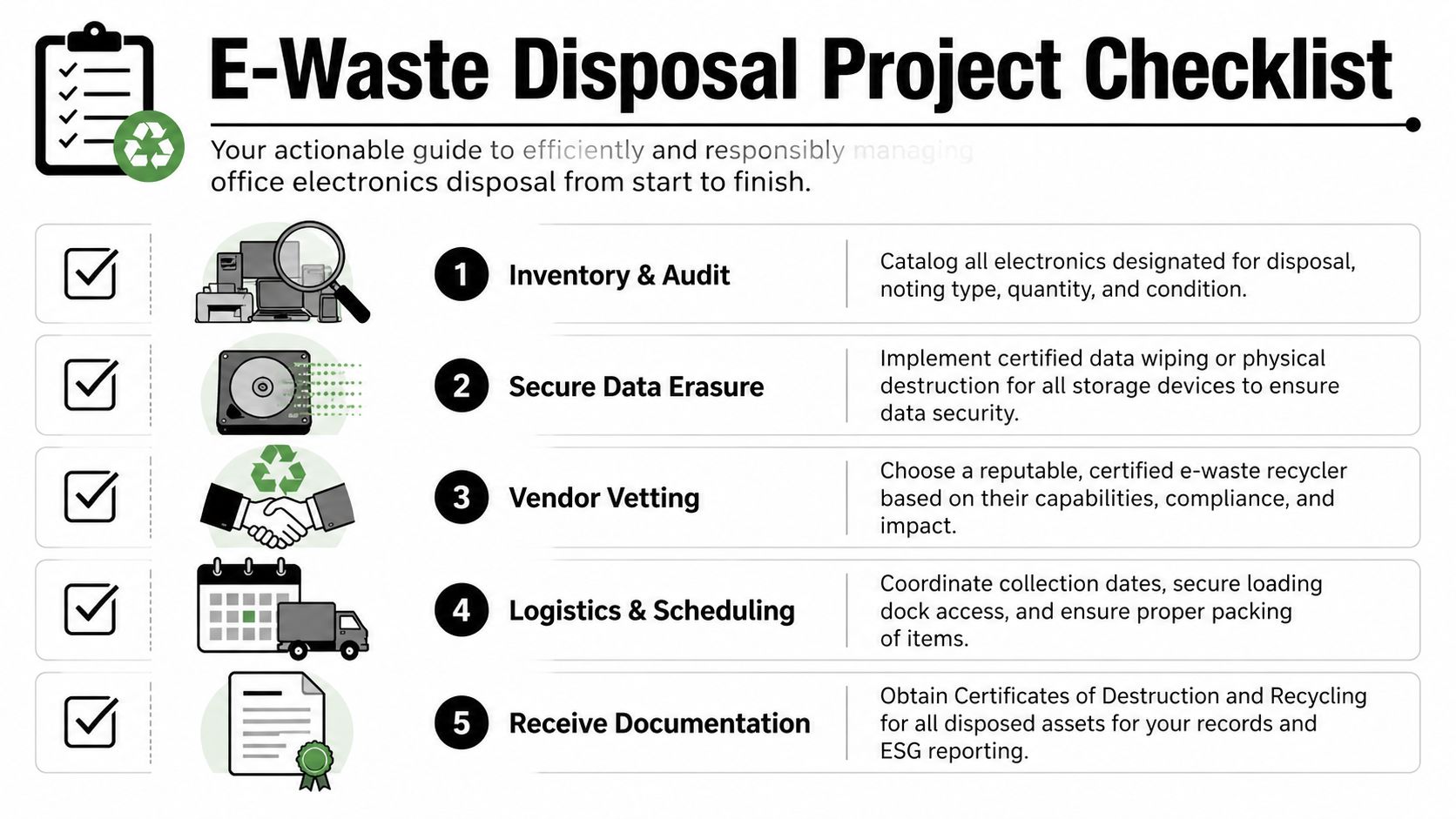 Atlanta Office Electronics Disposal Guide: Your 2026 Plan, 404-666-4633