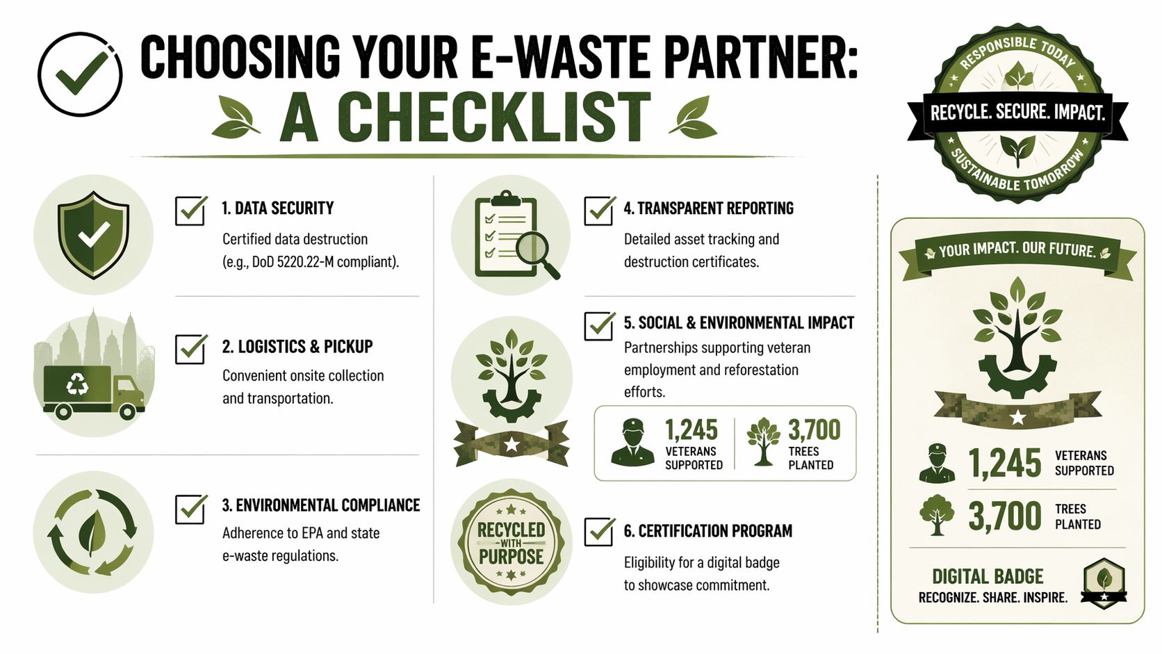 Certified Atlanta Office Electronics Recycling Services, 404-666-4633