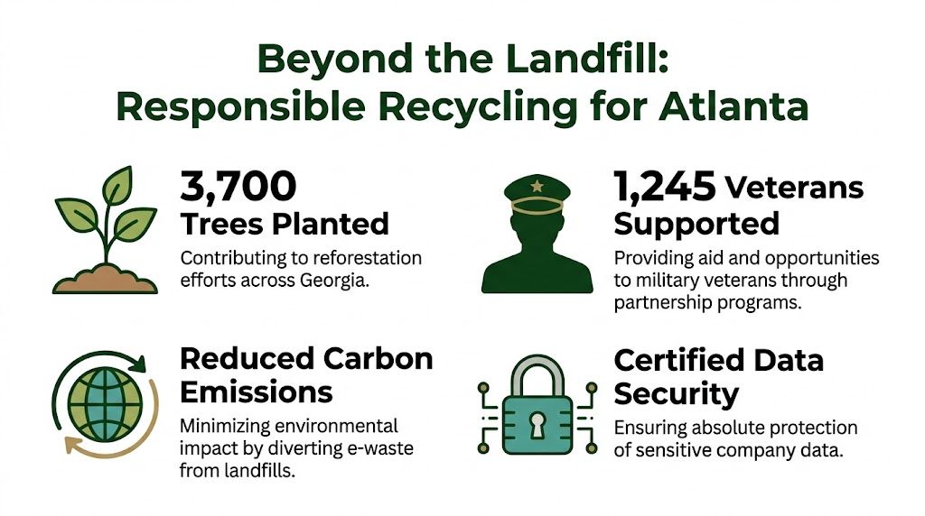 Computer Recycling Services for Companies Atlanta GA, 404-666-4633