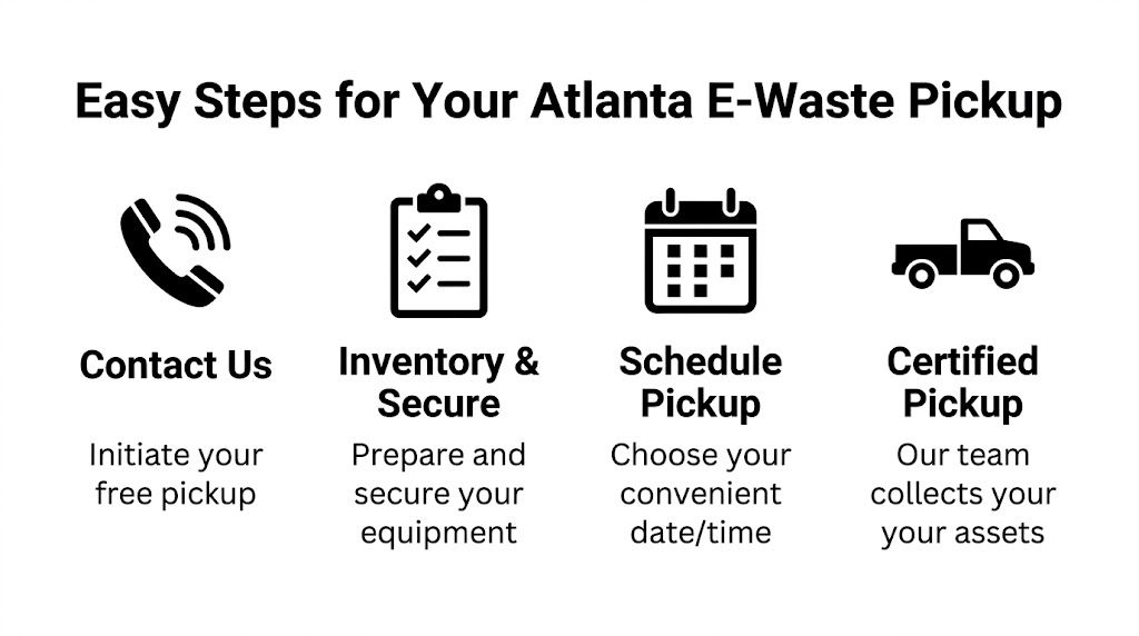 Secure Free Business Electronics Pickup Atlanta GA, 404-666-4633