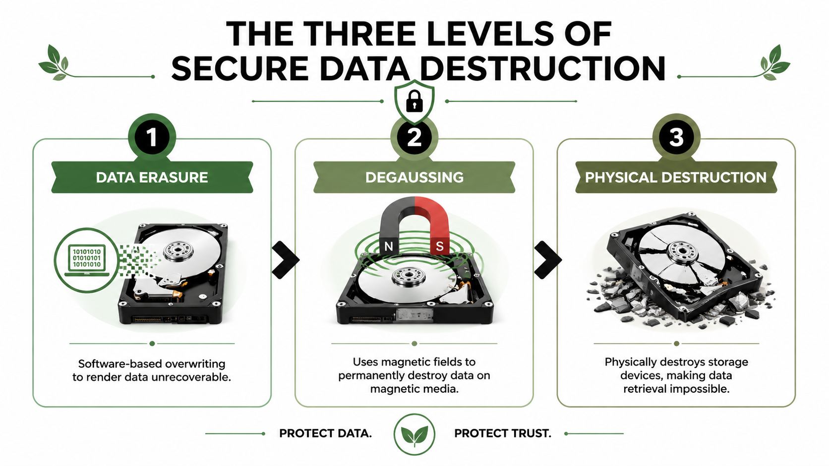 Secure Business Data Destruction Atlanta GA Services, 404-666-4633