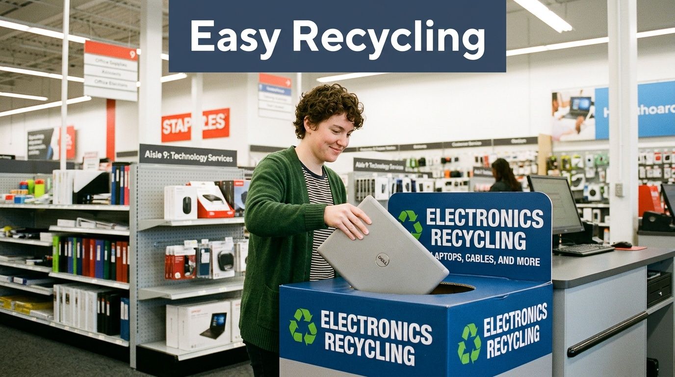 Staples Electronics Recycling: Atlanta B2B Solution, 404-666-4633