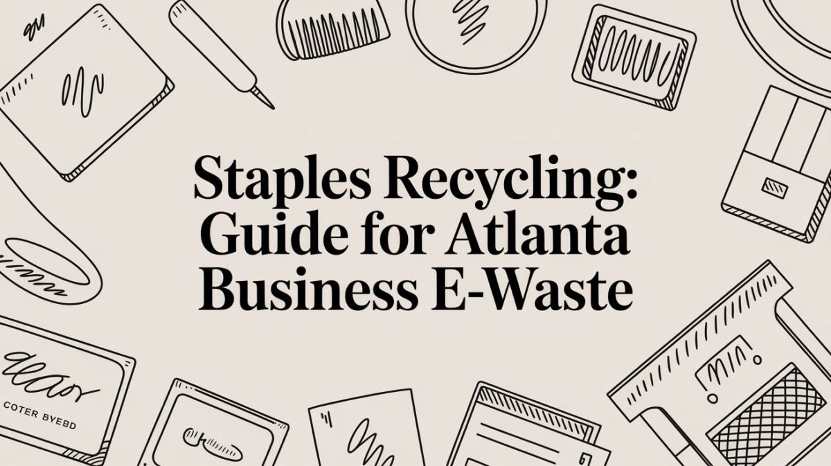 staples-recycling-e-waste - 404-666-4633 Staples Recycling: Guide for Atlanta Business E-Waste, 404-666-4633