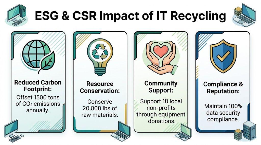 Where Businesses Recycle IT Equipment Atlanta GA, 404-666-4633