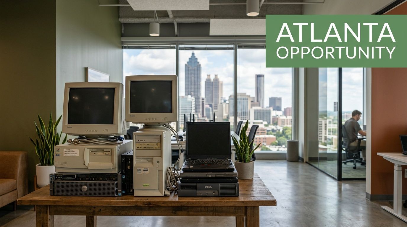 Professional IT Equipment Recycling Atlanta GA, 404-666-4633