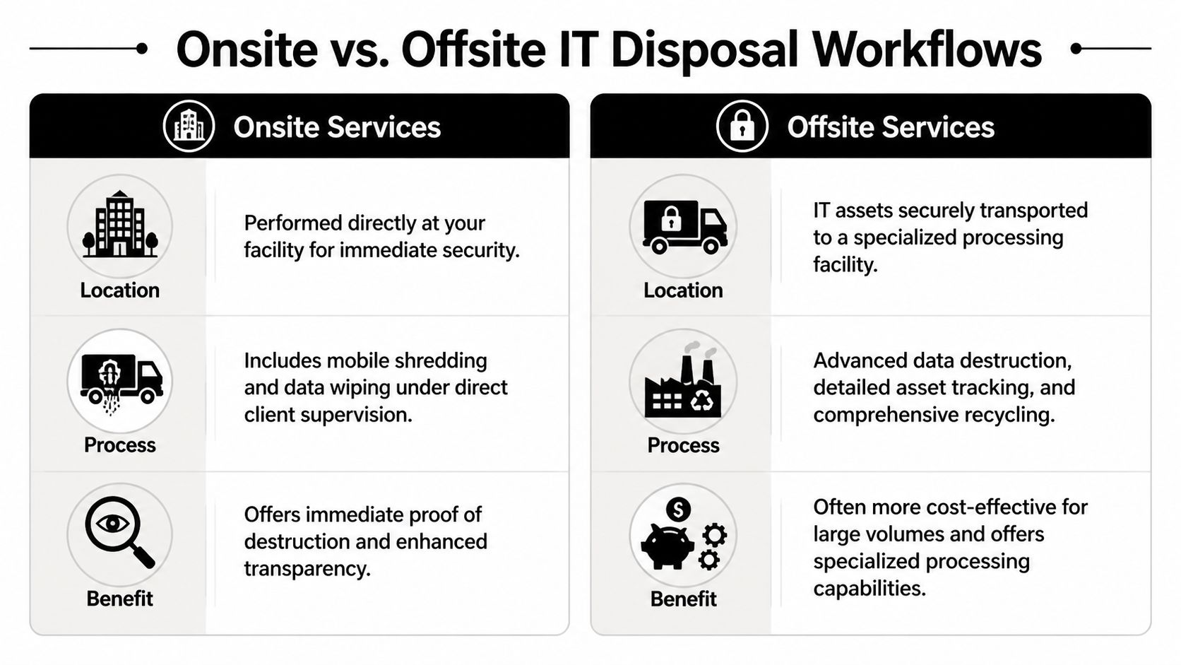Secure Corporate IT Disposal Services Atlanta GA, 404-666-4633